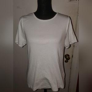 Free Assembly Organic blend white t shirt